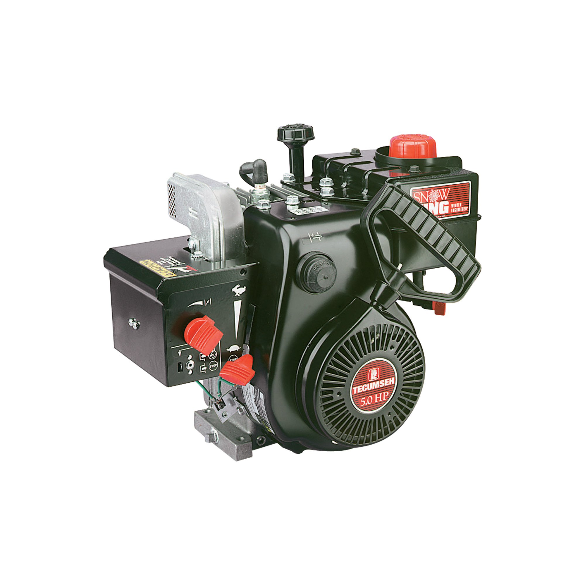 Tecumseh Snow King Horizontal Engine — 5 HP, 3/4in. x 2 3/8in. Shaft, Model# LH1955A